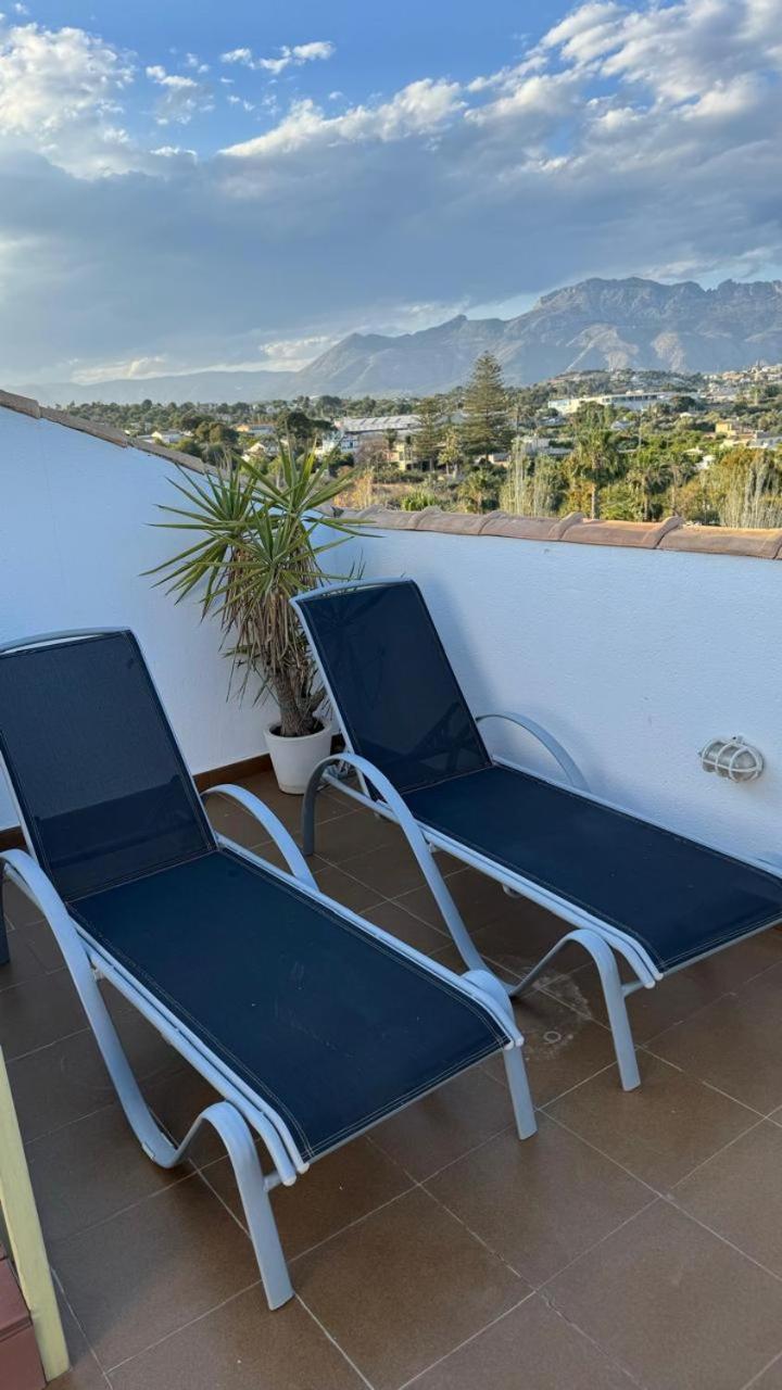 Penthouse In Albir With Sea Views, 100M From Beach El Albir Rum bild